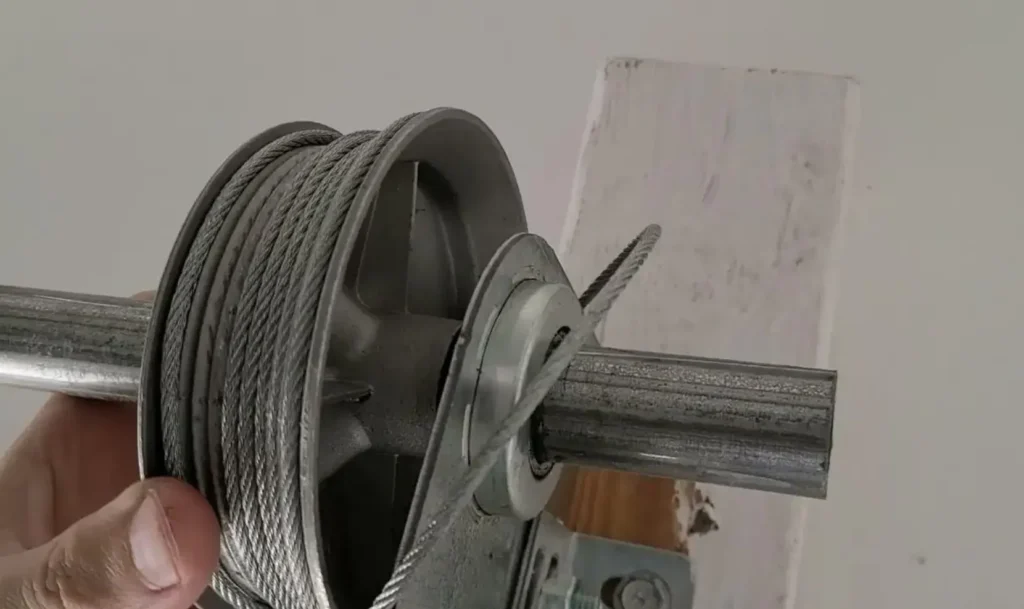Garage door cable repair 4