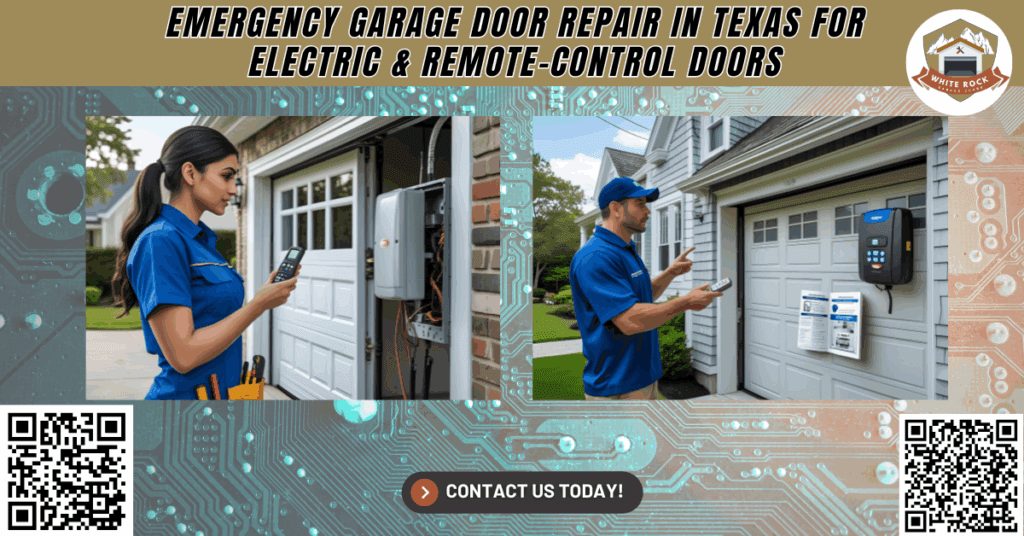 Emergency Garage Door Repair in Texas for Electric & Remote-Control Doors - White Rock Garage Doors