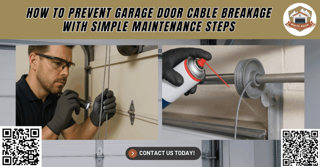 How to Prevent Garage Door Cable Breakage with Simple Maintenance Steps - White Rock Garage Doors