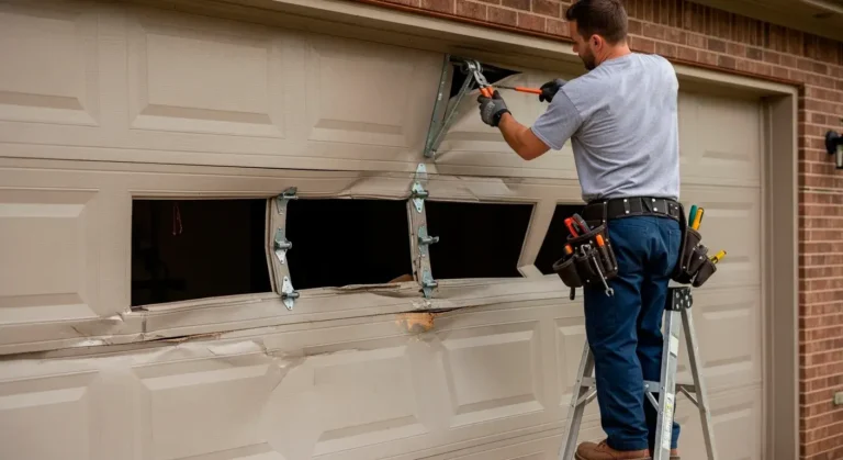 Garage door repair
