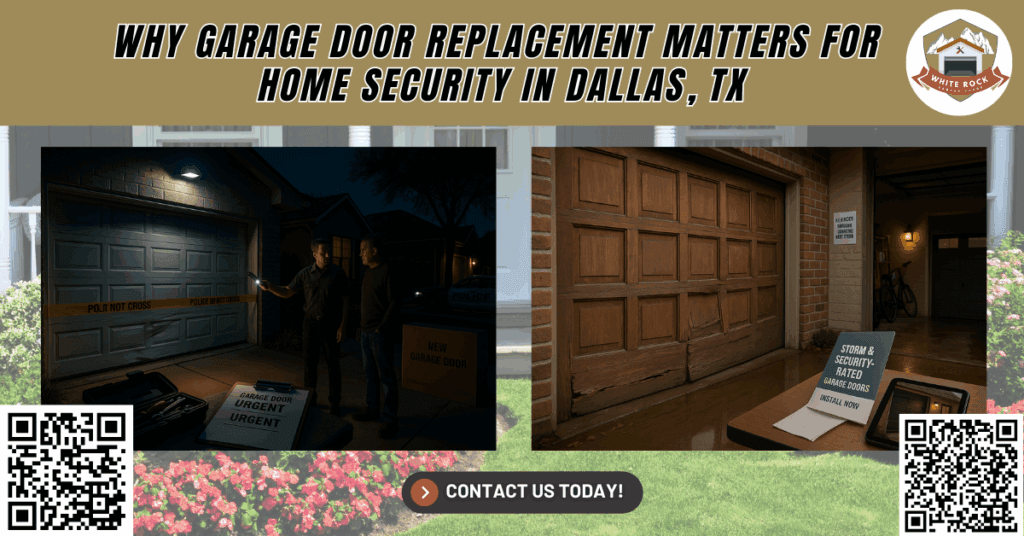 Why Garage Door Replacement Matters for Home Security in Dallas, TX - White Rock Garage Doors
