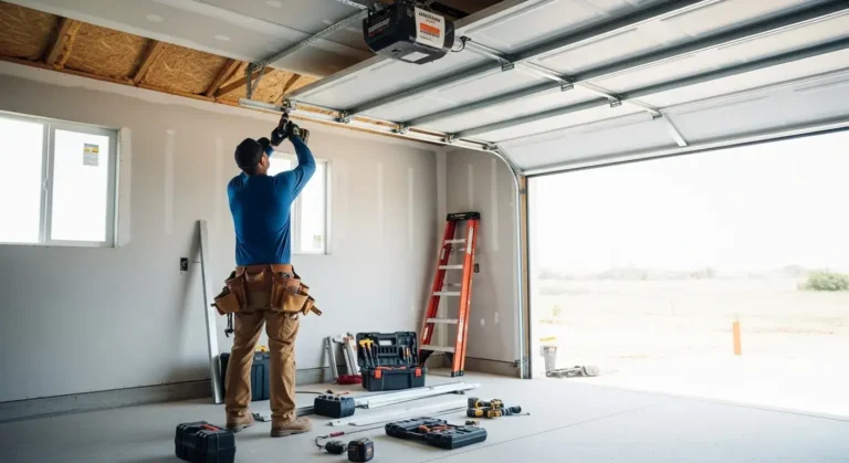 Garage door installation