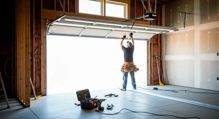 Garage door installation