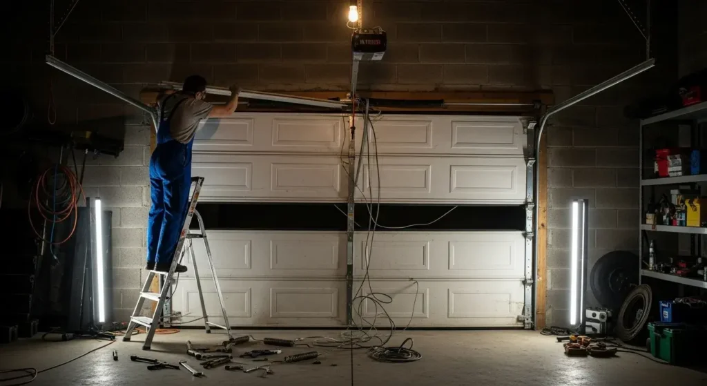 Garage door repair