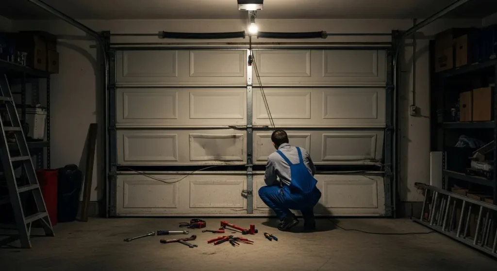 Garage door repair