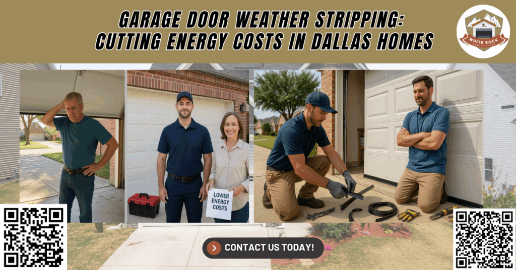 Garage Door Weather Stripping: Cutting Energy Costs in Dallas Homes - White Rock Garage Doors